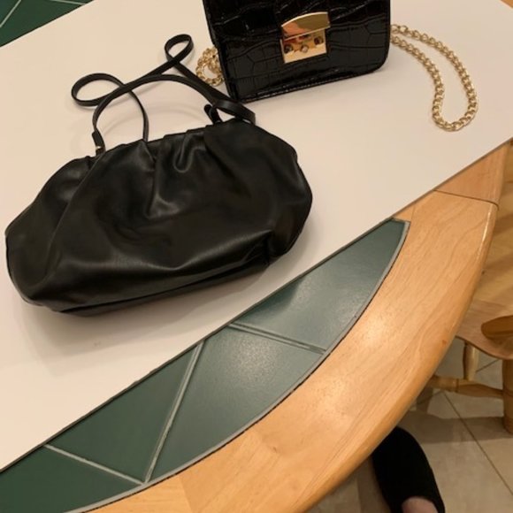 H&M Bags Black Pouch And Clutch Bags New Poshmark